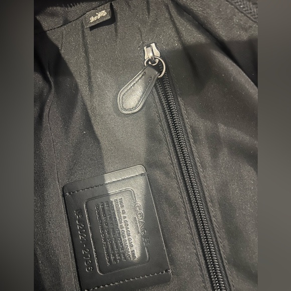 Coach Black Monogram Backpack - Picture 3 of 3